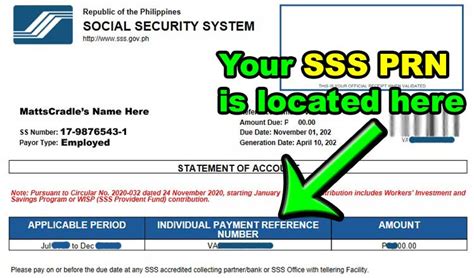 prn number sss|sss no numbers yet.